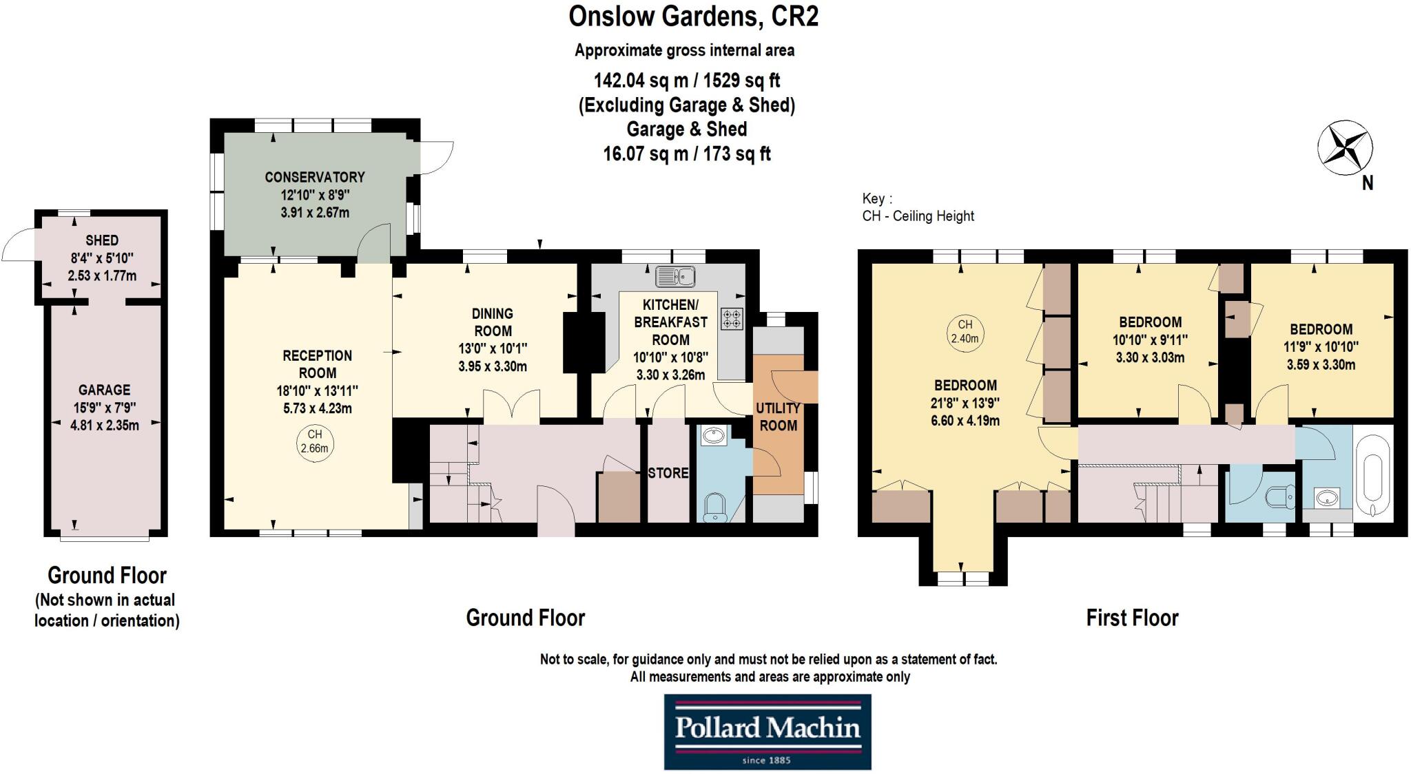 Onslow Gardens, Sanderstead floorplan