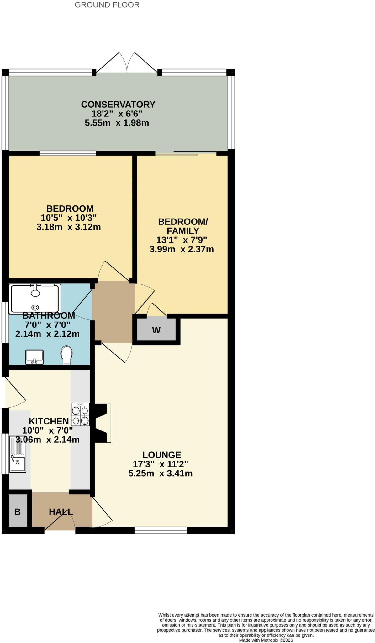 Abbeydale, Burscough, L40 floorplan