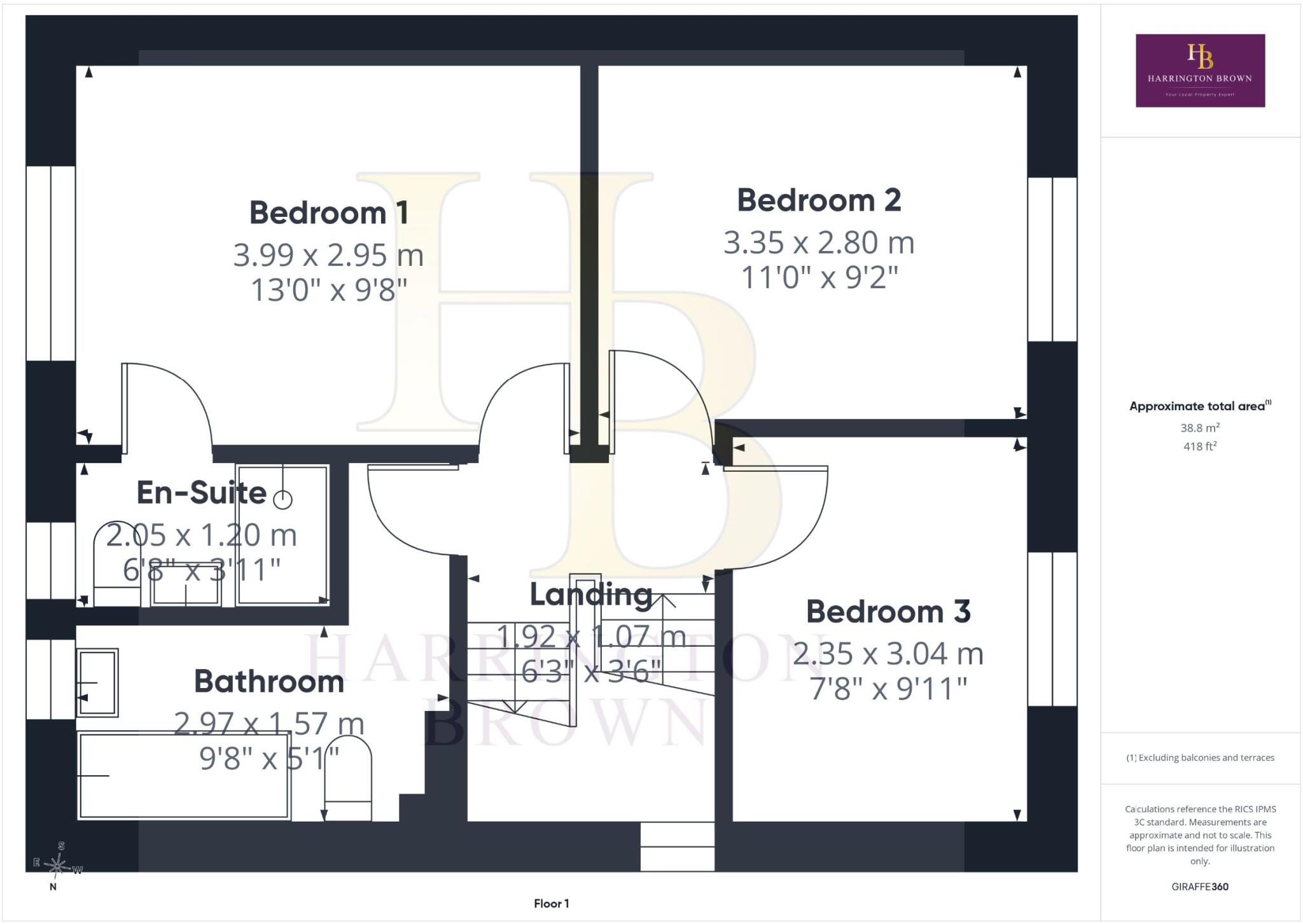 Ovington Close, Templetown floorplan