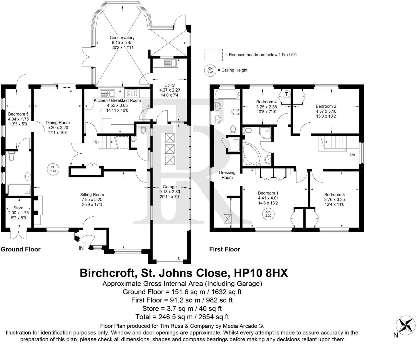 St. Johns Close, Penn, HP10 floorplan