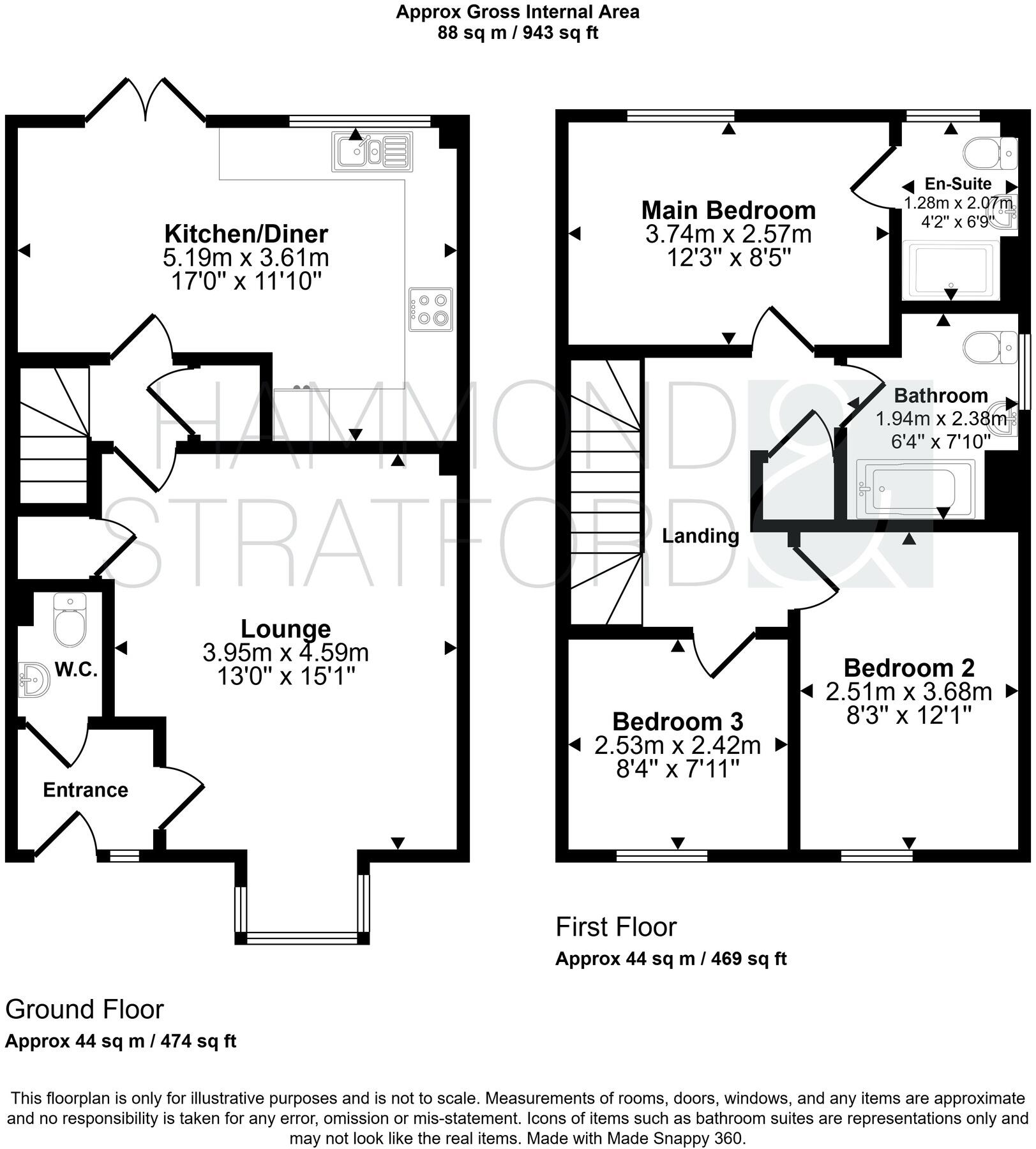 Fayerfax Close, Cringleford floorplan