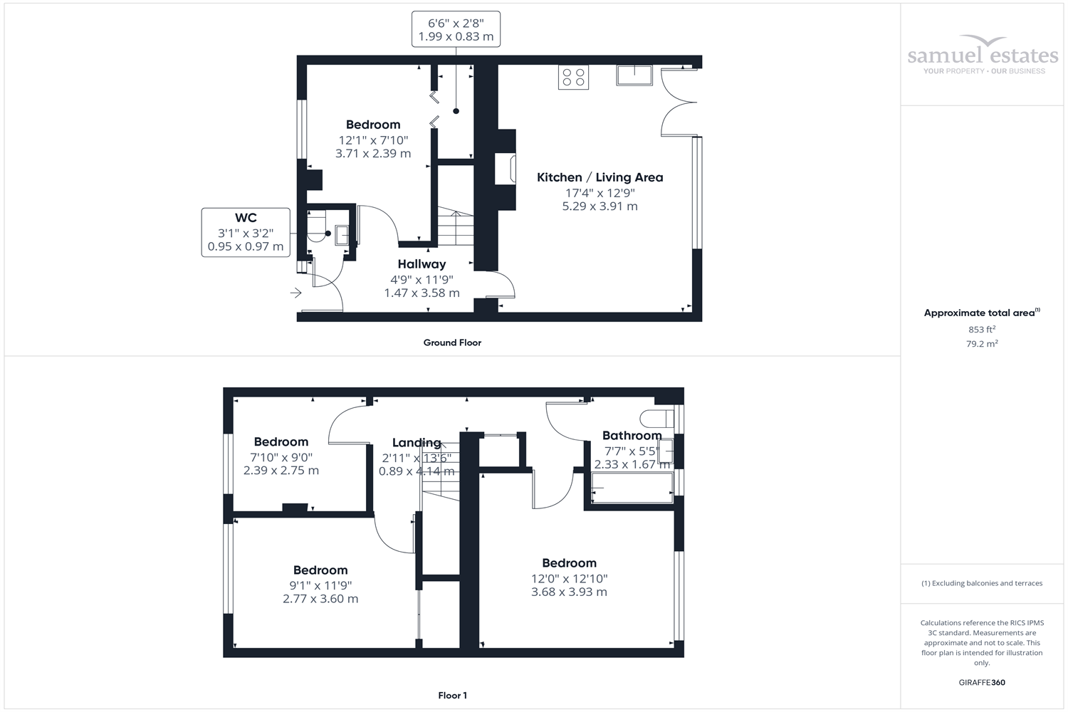Gressenhall Road, Southfileds, London, SW18 floorplan