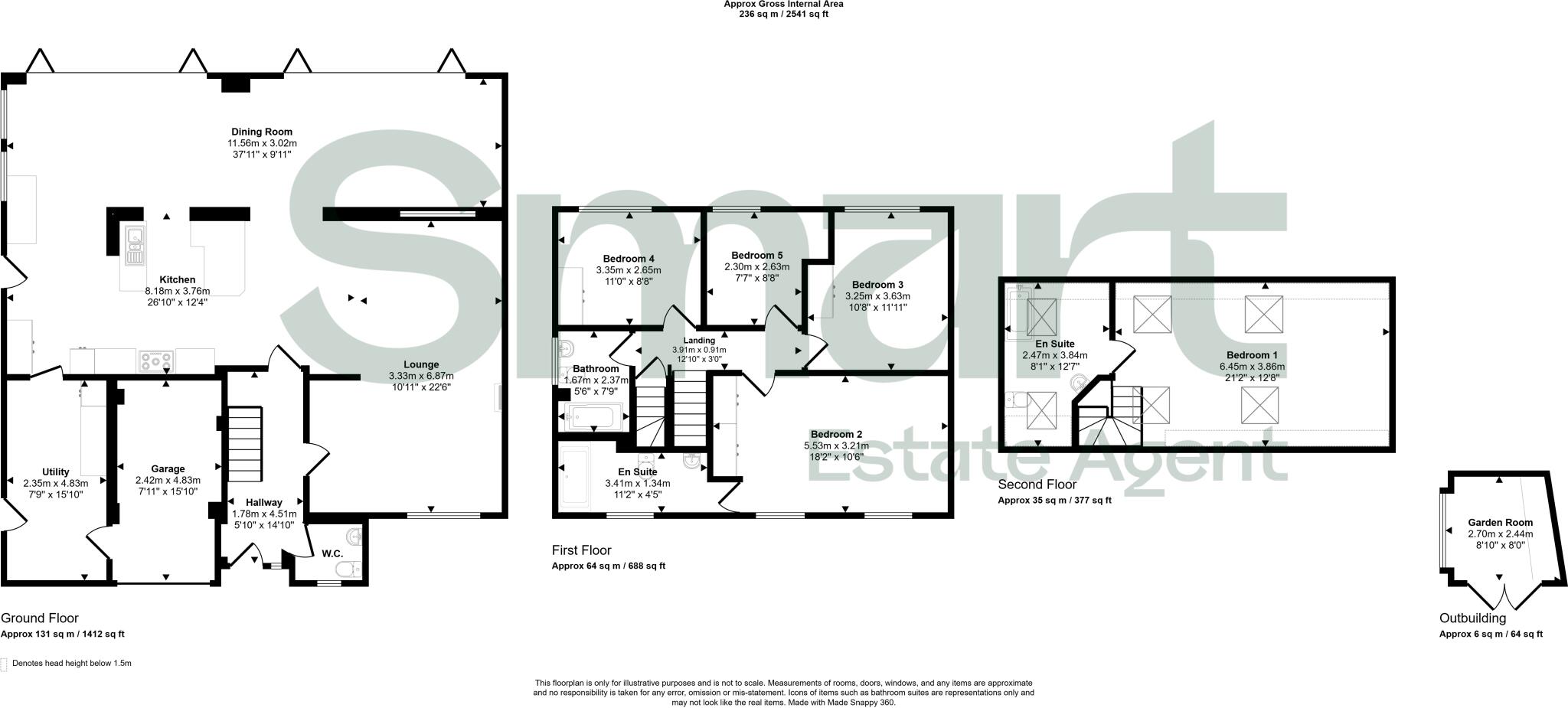 Lords Way, Exeter floorplan