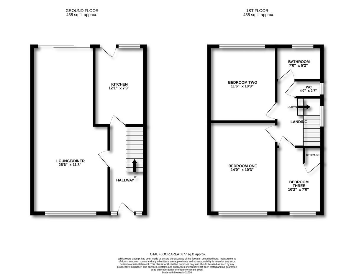 Woodside Avenue, Benfleet, SS7 floorplan