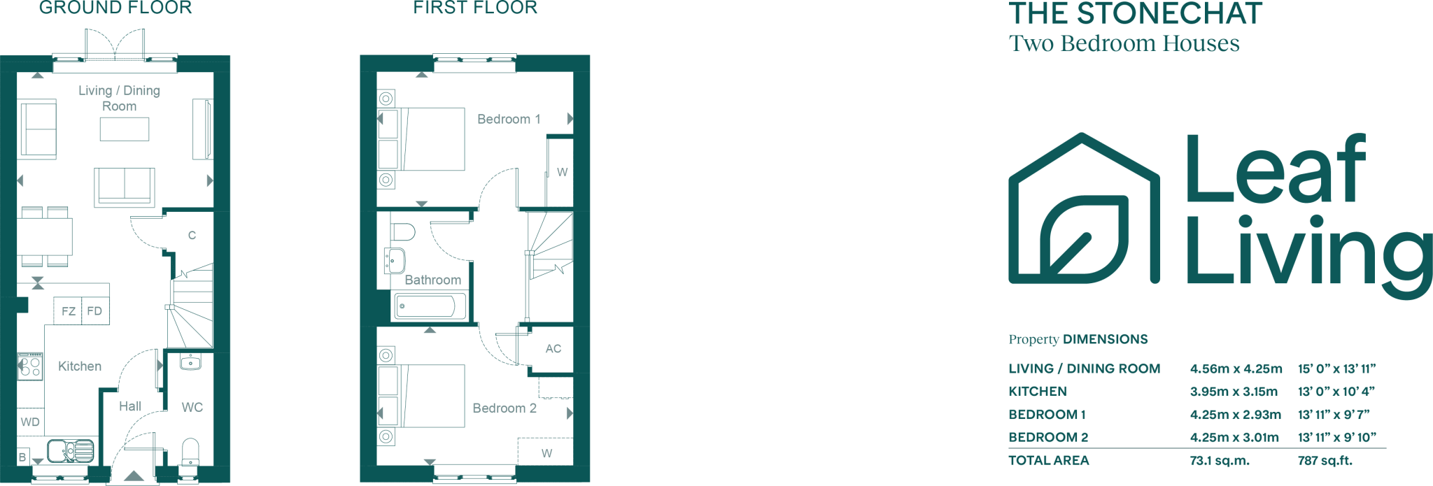 Leaf Living at Westcombe Park, Heybridge, Essex, CM9 floorplan