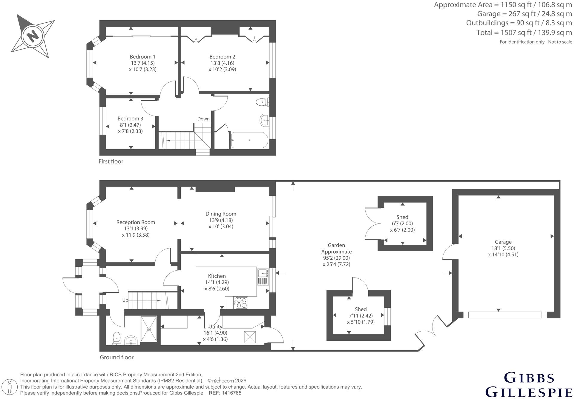 Pole Hill Road, Uxbridge floorplan