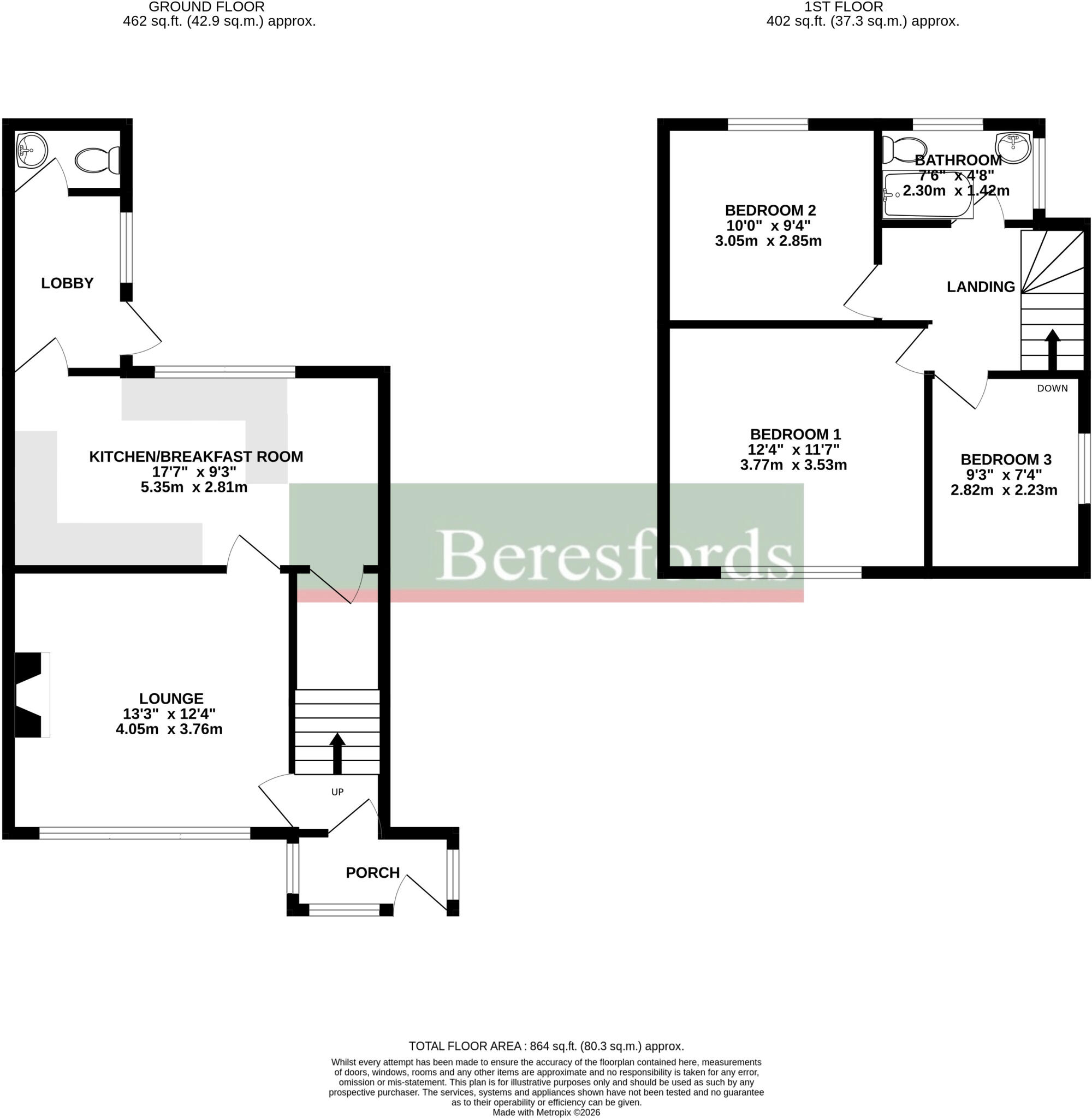 Church Avenue, Broomfield, CM1 floorplan