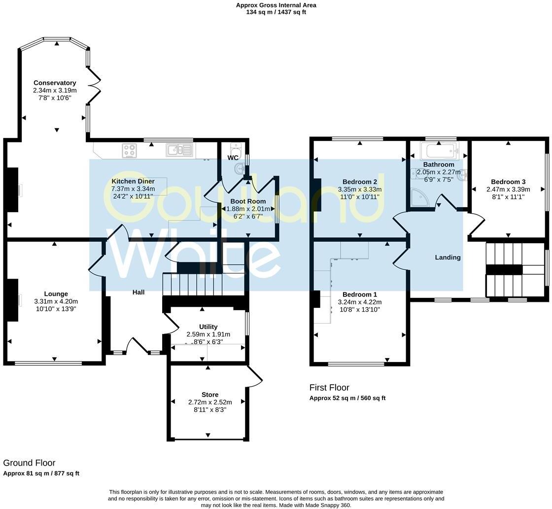 Whitton Road, Fairfield, Stockton, TS19 7DX floorplan