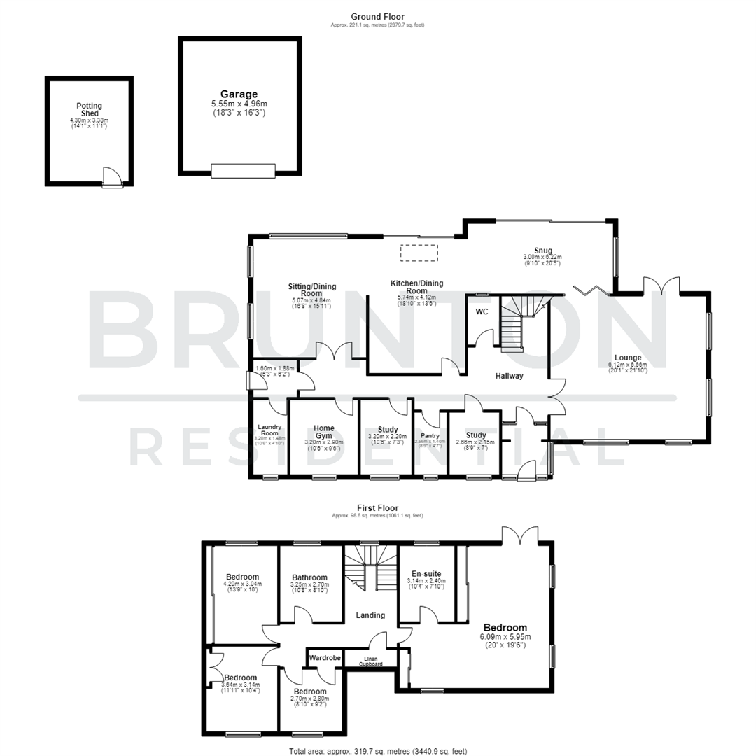 The Paddock, Stocksfield floorplan