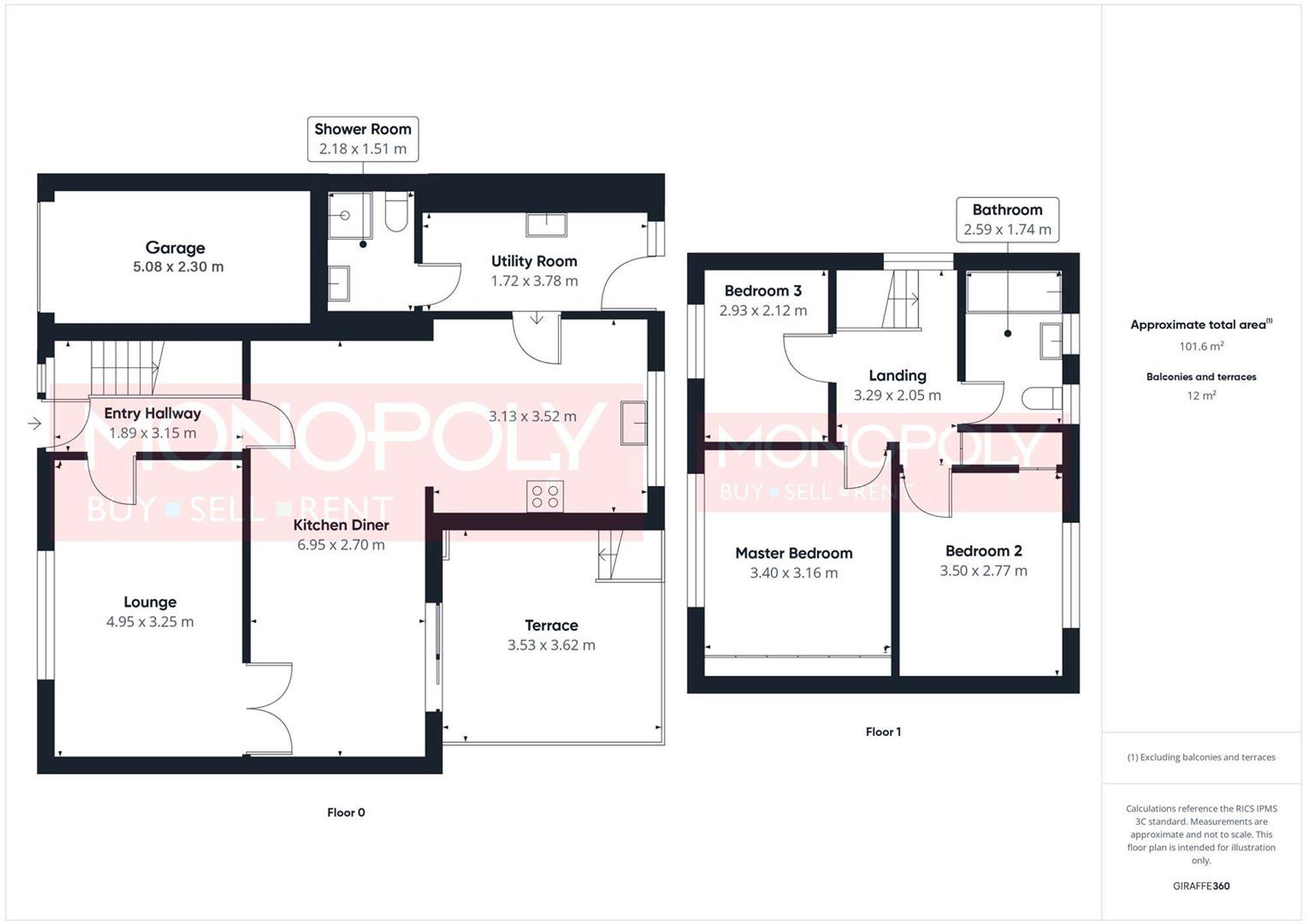 Dalar Wen, Denbigh, LL16 floorplan