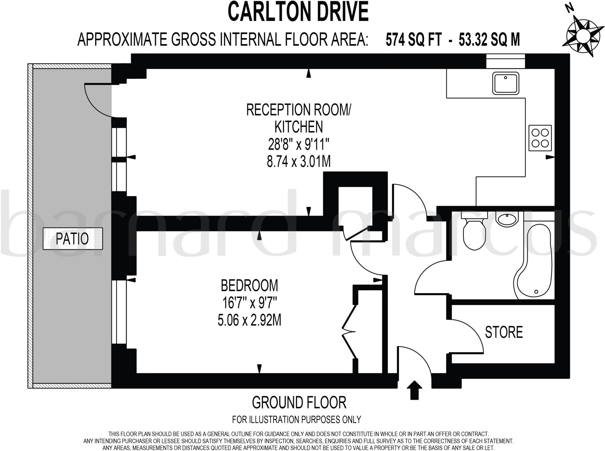 Carlton Drive, Putney floorplan