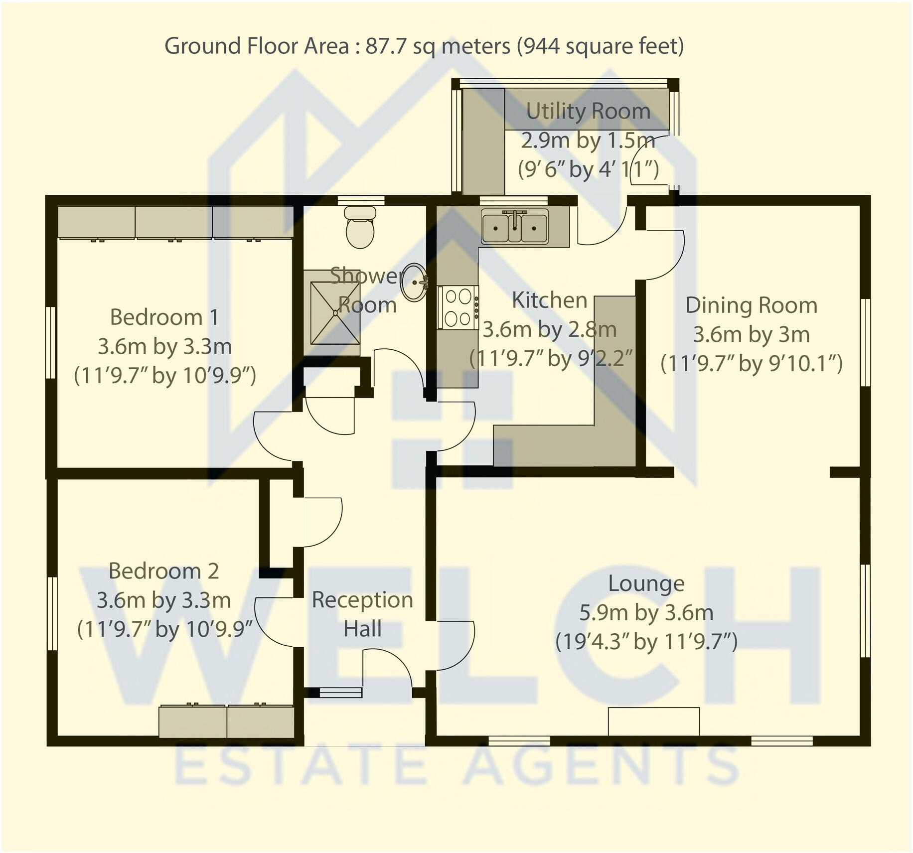 19, Eckford Park, Wem, Shrewsbury, Shropshire floorplan