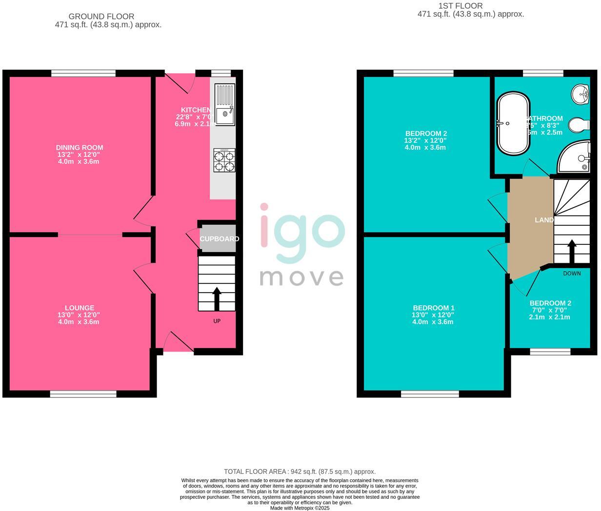 East Villas, Haswell, Durham floorplan