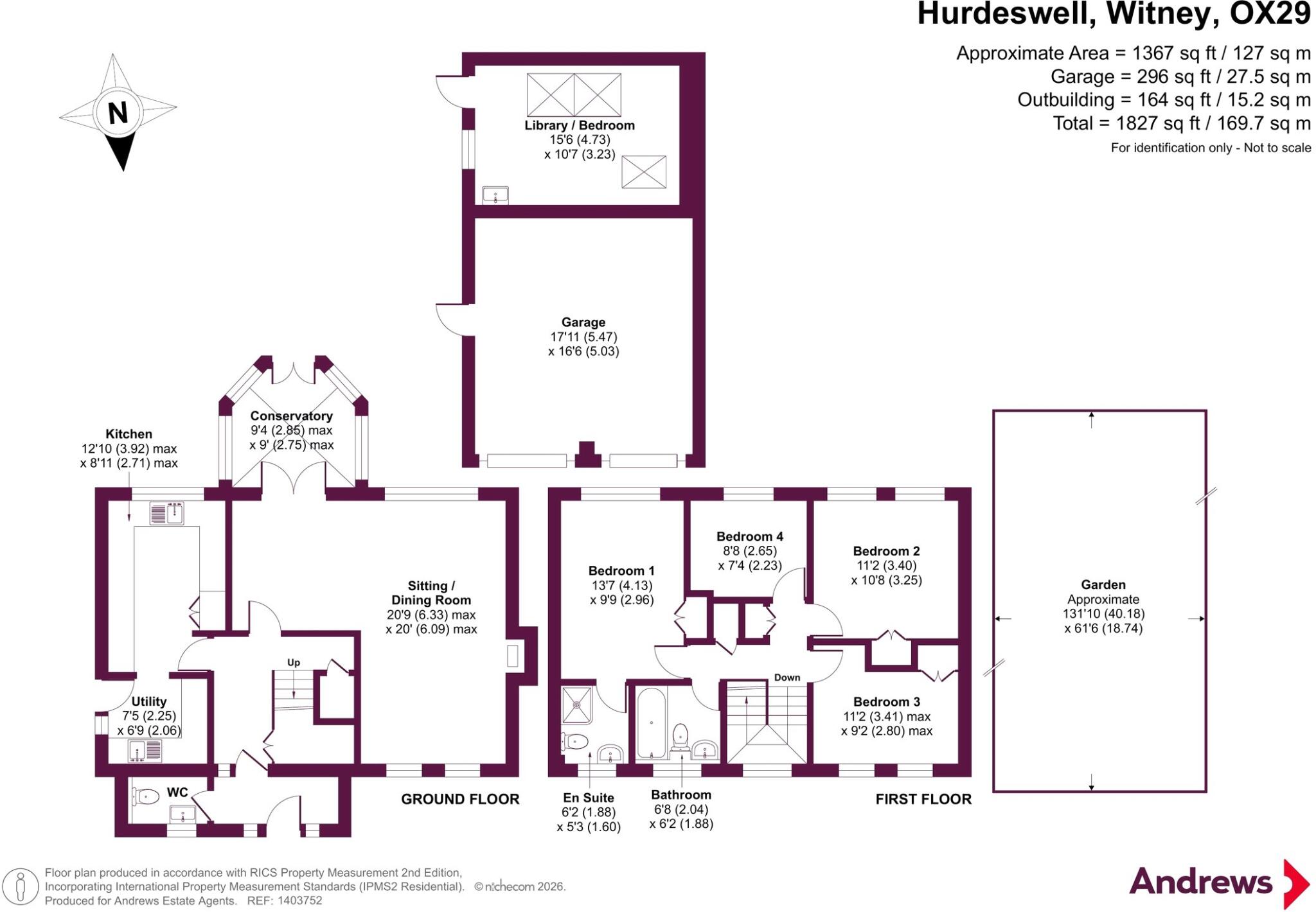 Hurdeswell, Long Hanborough, Witney, Oxfordshire, OX29 floorplan