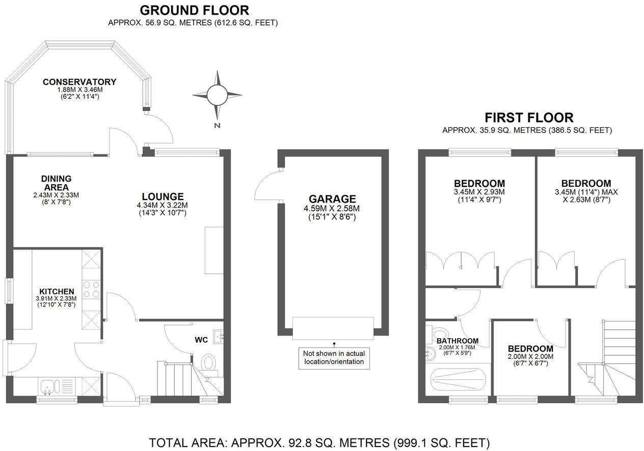 Meadow Way, Sawbridgeworth, CM21 floorplan
