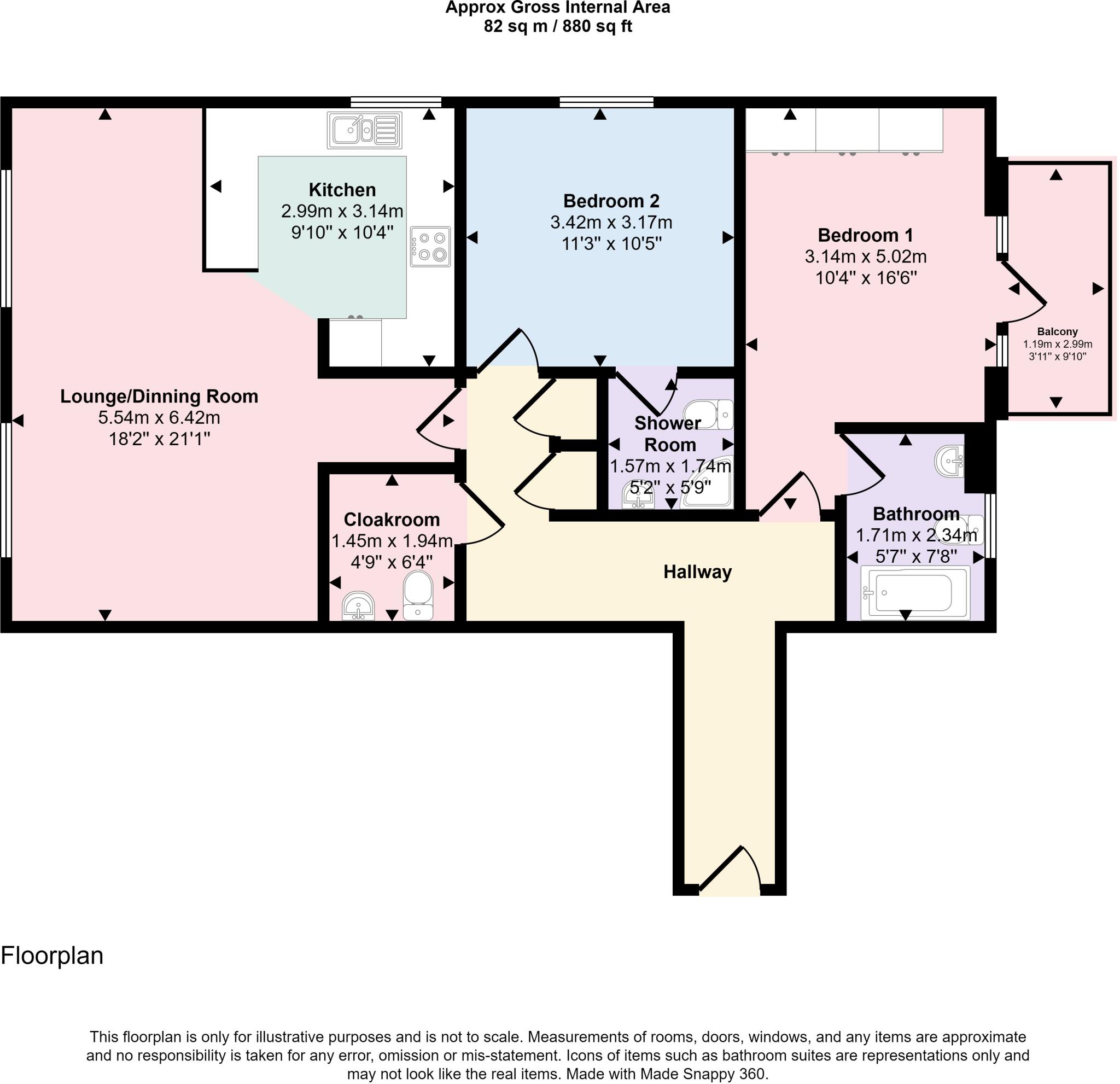 Bournemouth Road, Lower Parkstone, Poole, Dorset, BH14 floorplan