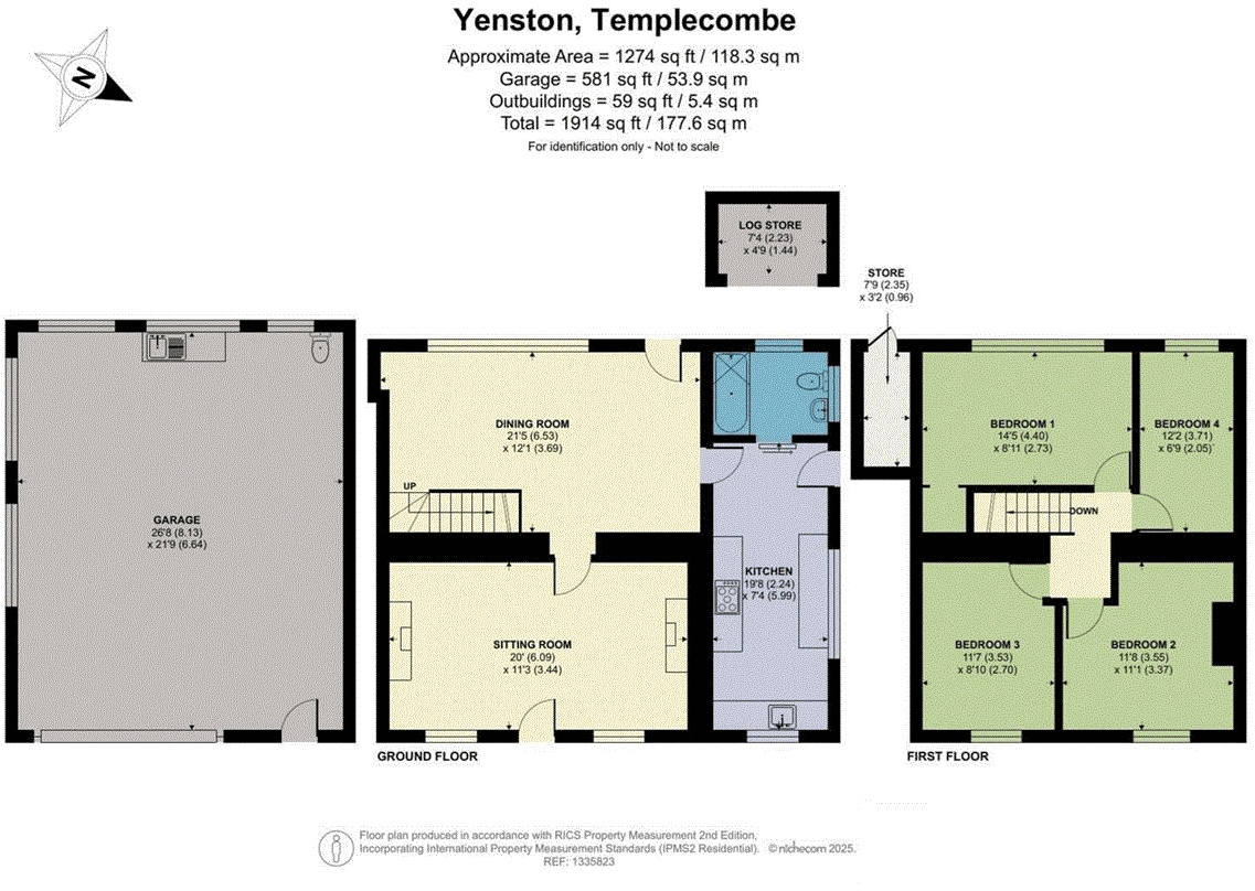 Yenston, Templecombe floorplan