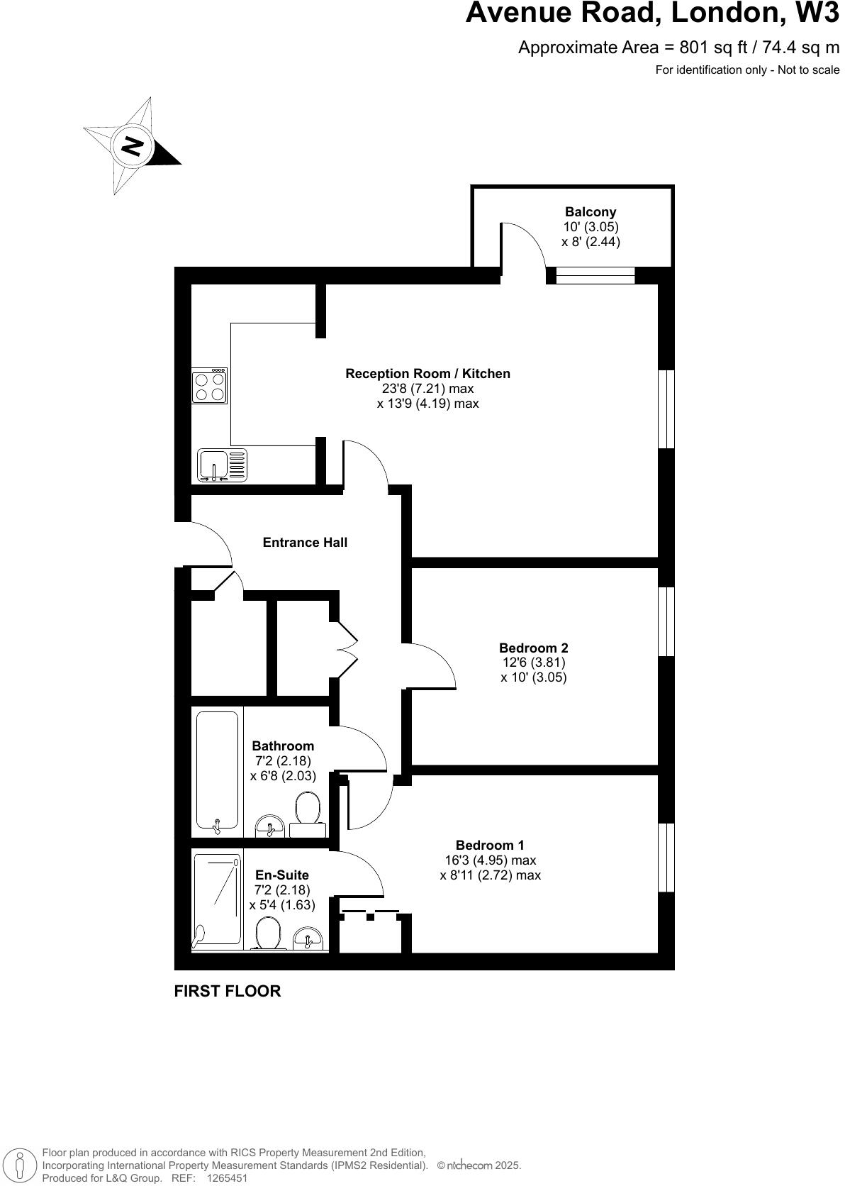 Habington House, W3 8YP floorplan
