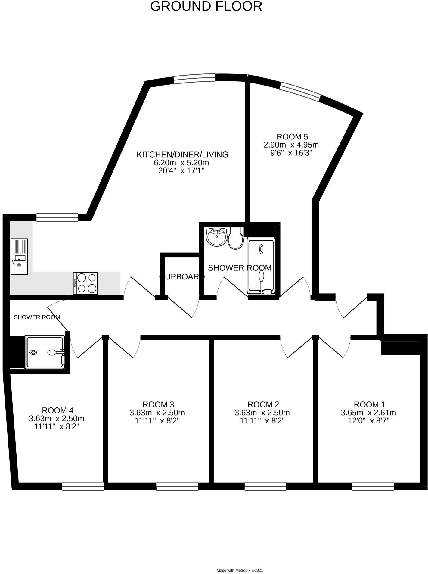 Little Paul Street, Bristol, BS2 floorplan