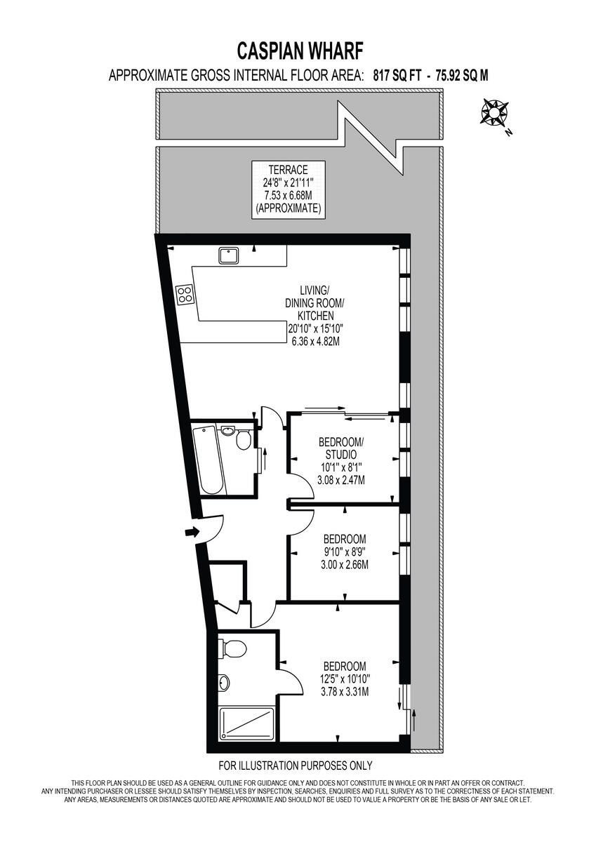 Yeo Street, London floorplan