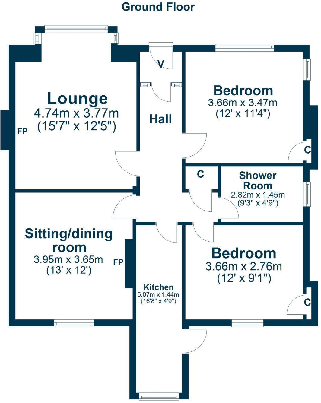 4 Blanefield Avenue, Prestwick, KA9 2BS floorplan