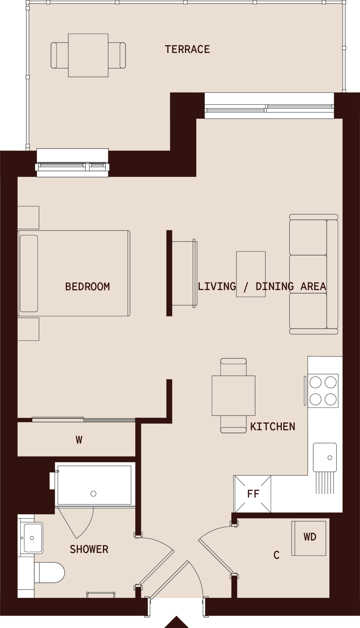 Dovecote House, Beaufort Square, Colindale, NW9 4GQ floorplan