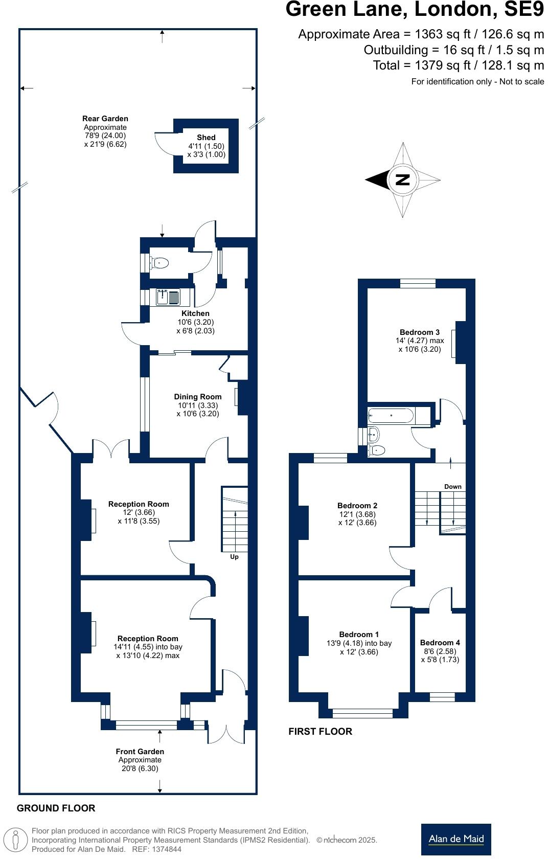 Green Lane, London floorplan