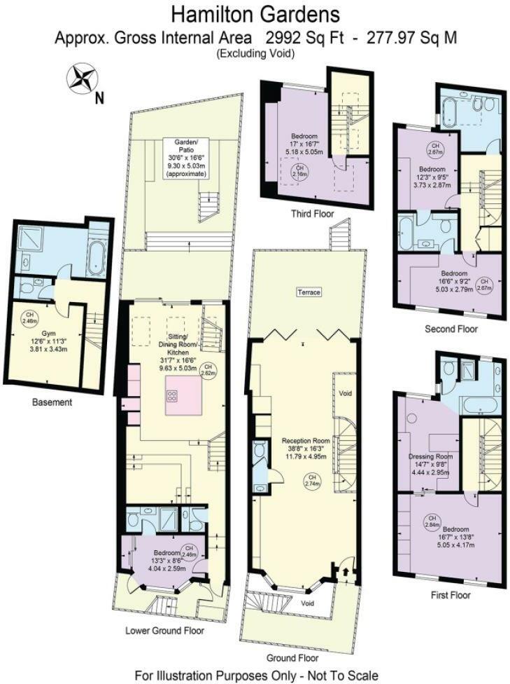 Hamilton Gardens, St John's Wood floorplan