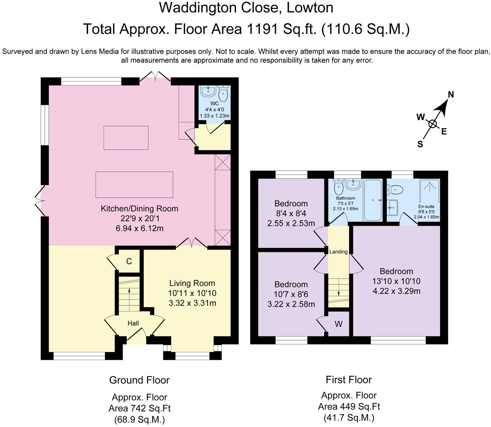 Waddington Close, Lowton floorplan