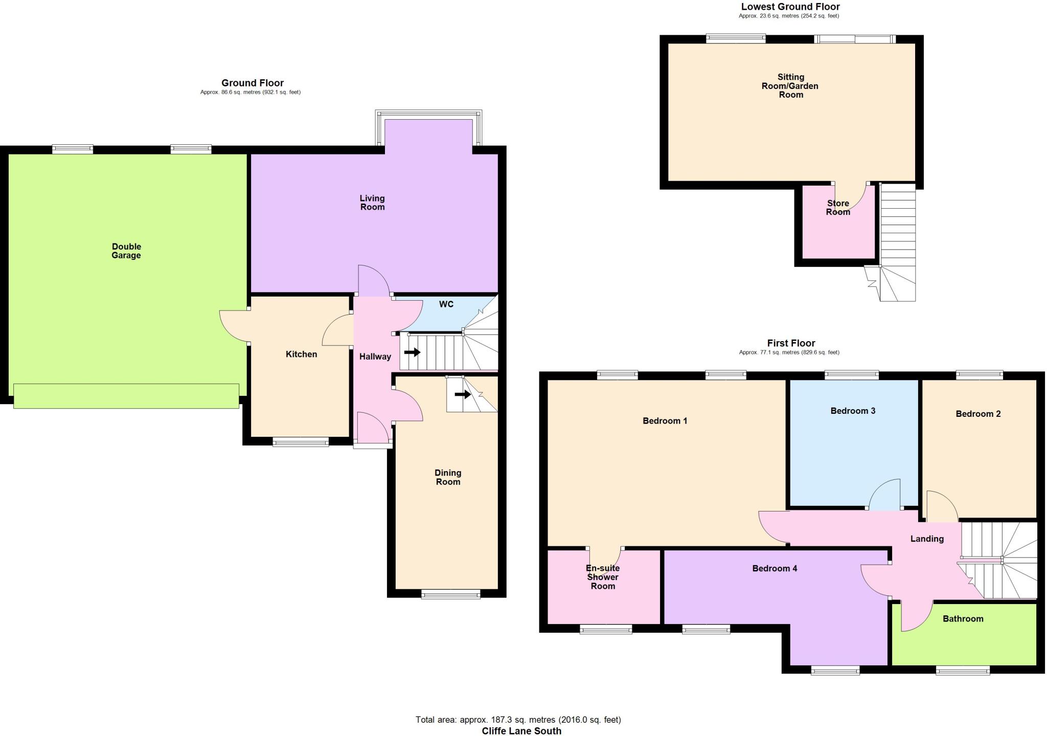 Cliffe Lane South, Baildon, Shipley, West Yorkshire, BD17 floorplan