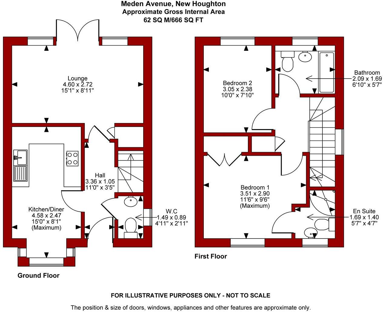 Meden Avenue, New Houghton floorplan