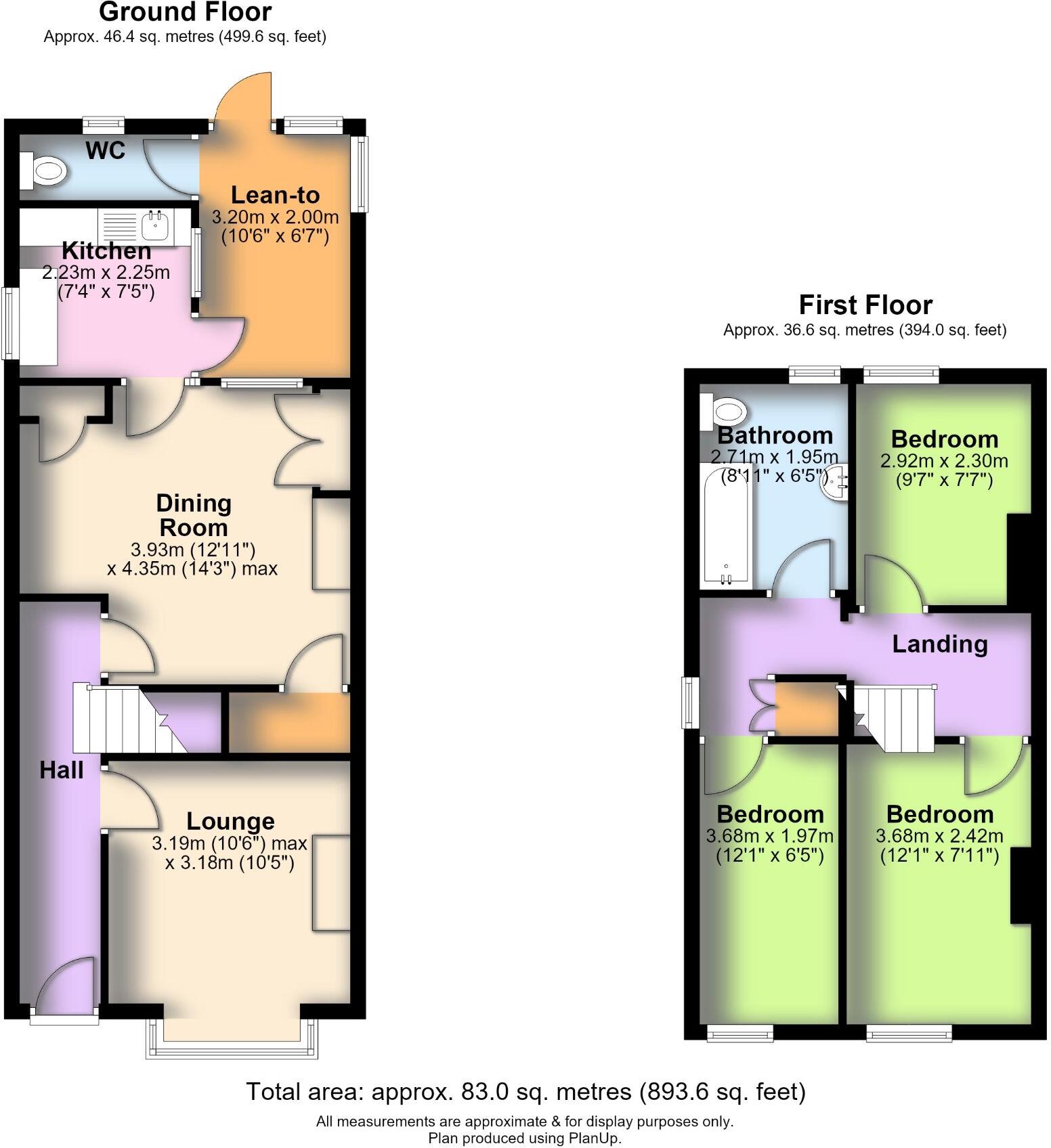 Oakleigh, Craven Arms floorplan