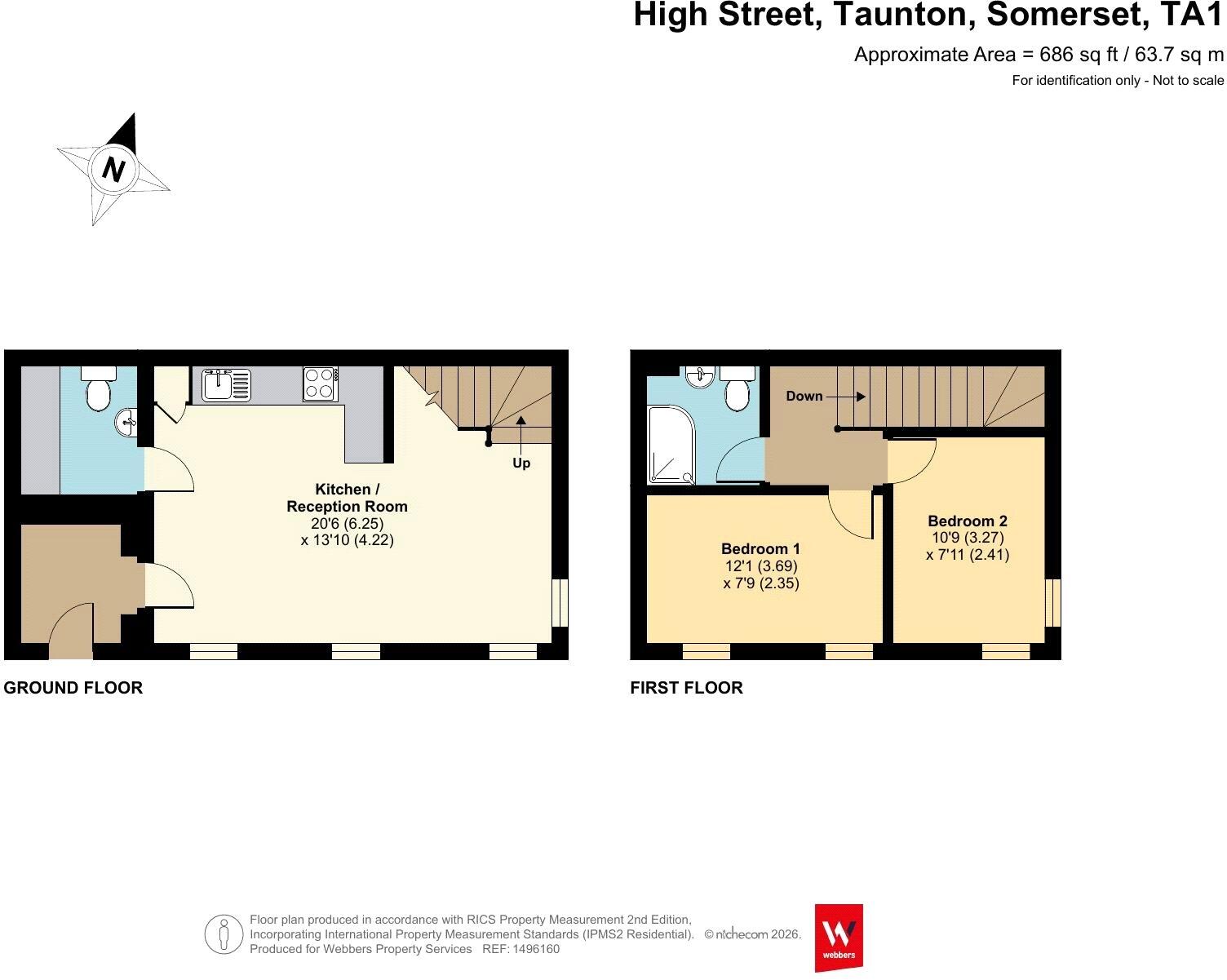 High Street, Taunton, Somerset, TA1 floorplan