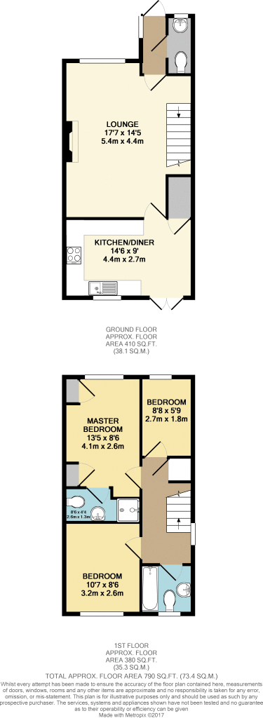Slessor Road, York, YO24 3JJ floorplan
