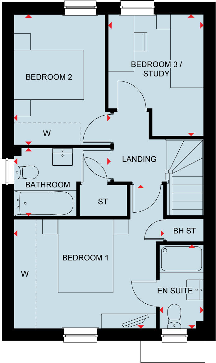 Eastbourne Road, Uckfield, East Sussex, TN22 5U floorplan