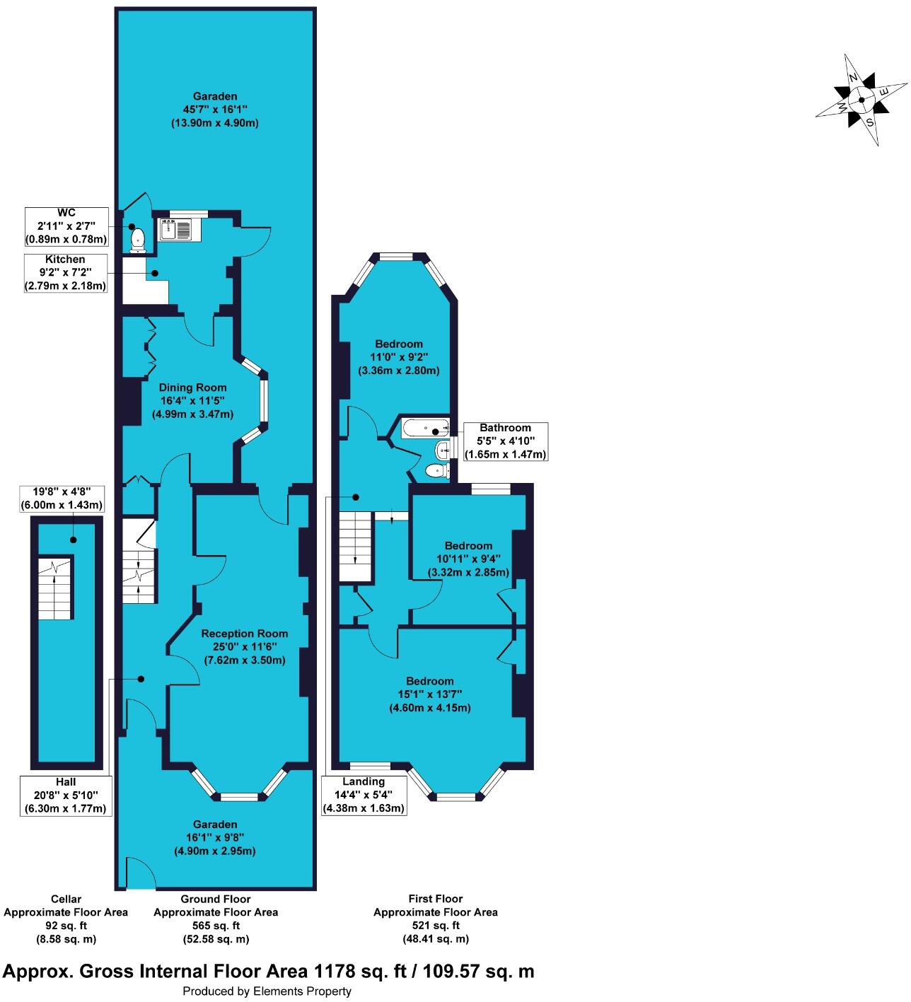 Madeira Road, Leytonstone, London, E11 4AG floorplan
