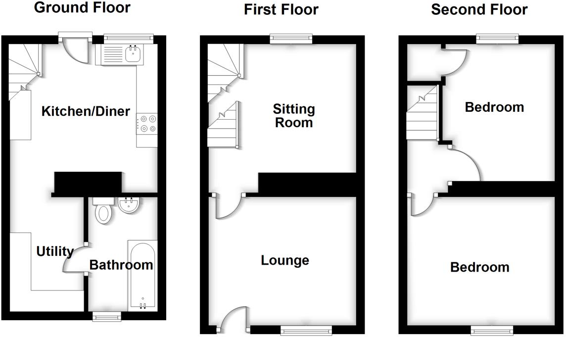 Belle Vue Road, Belle Vue, Shrewsbury floorplan