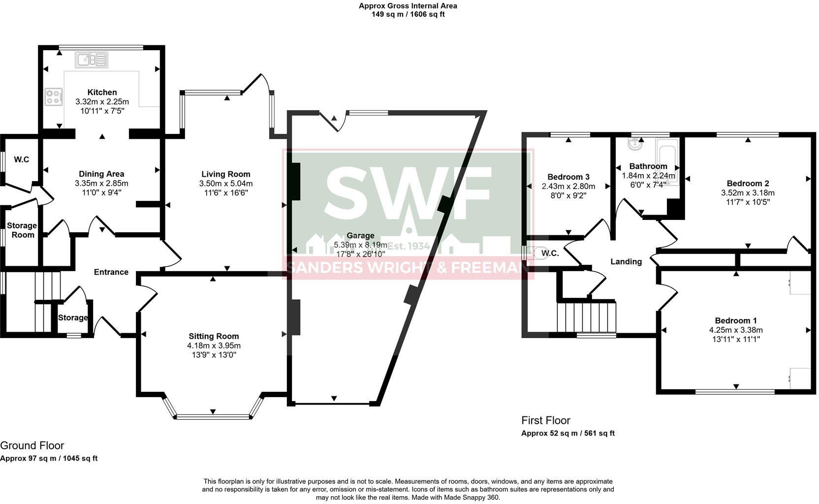 Whitehouse Avenue, Finchfield, Wolverhampton floorplan