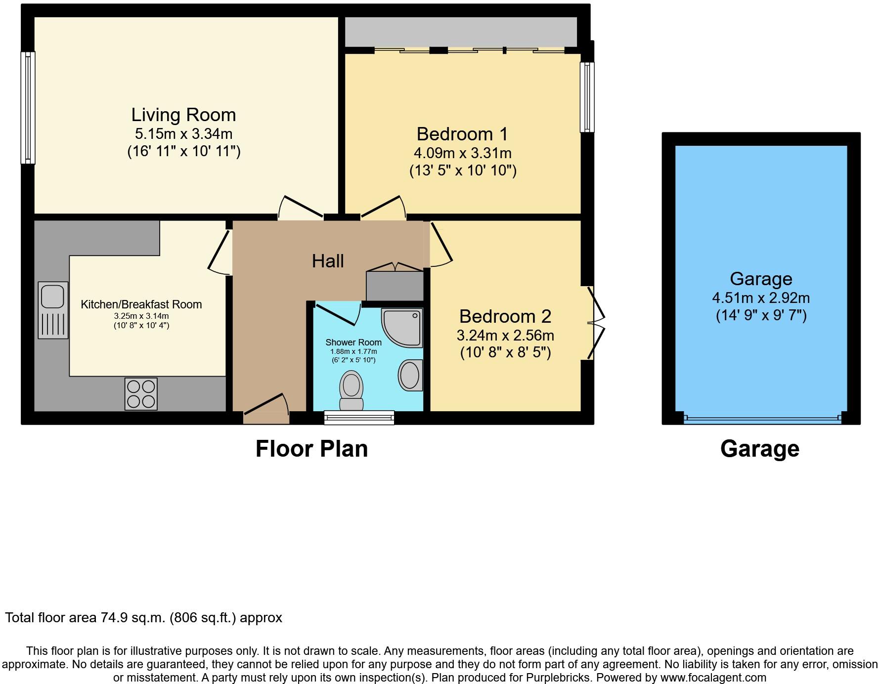 Lee Side Road, Batley, WF17 floorplan