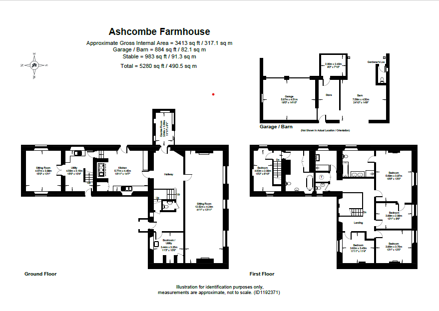 Wayford, Crewkerne, Somerset, TA18 floorplan
