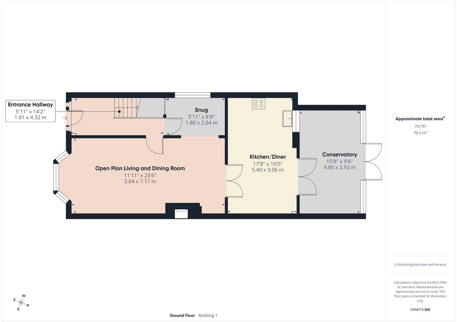 Arksey Lane, Bentley, Doncaster, South Yorkshire, DN5 floorplan