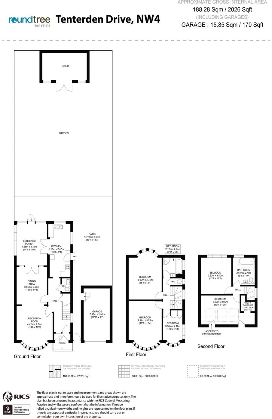 Tenterden Drive, Hendon, NW4 floorplan