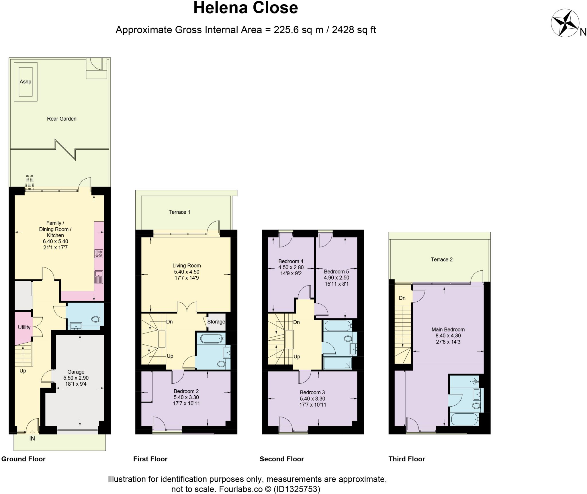 Helena Close, London SW19 floorplan