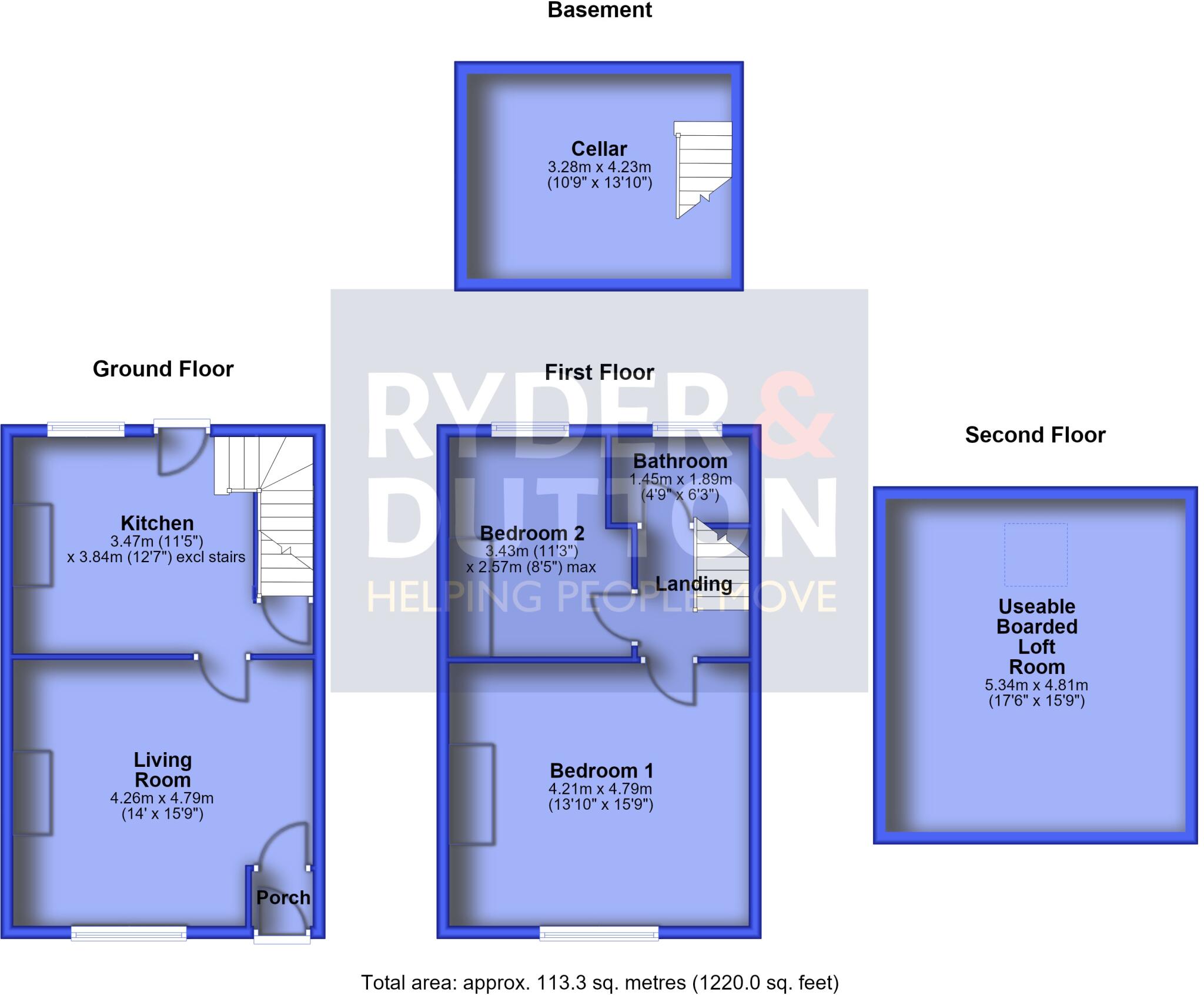 Grains Road, Shaw, Oldham, Greater Manchester, OL2 floorplan