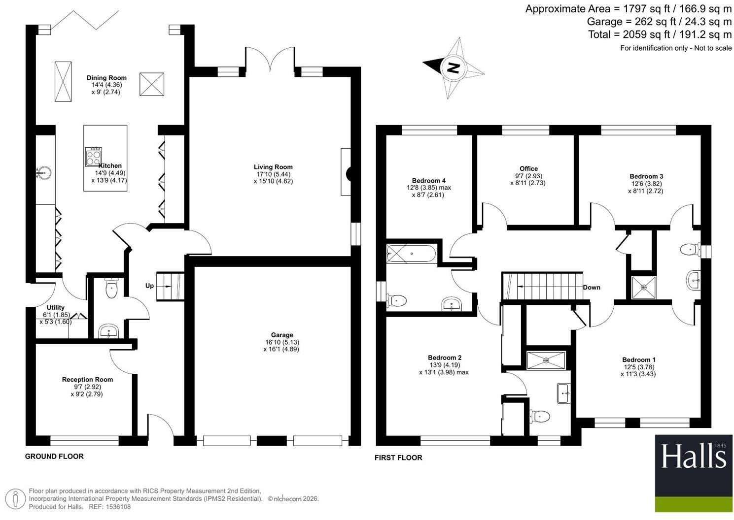 32 Oaks Close, Aston, Nantwich. floorplan