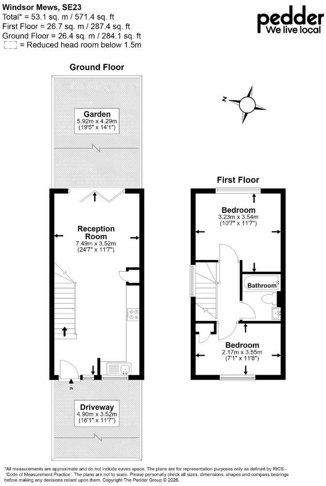 Windsor Mews, Forest Hill, London, SE23 floorplan