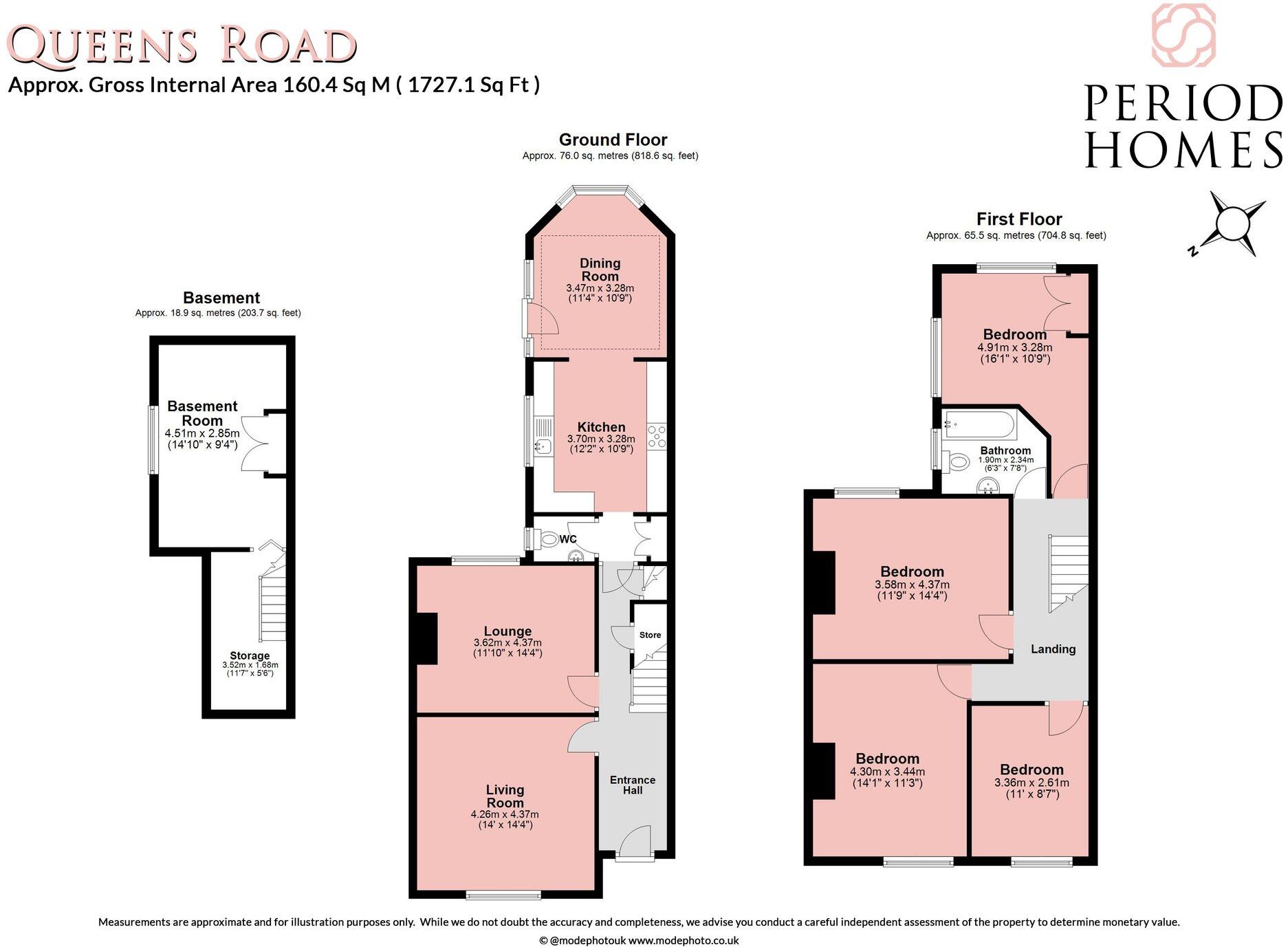 Queens Road, Brentwood floorplan