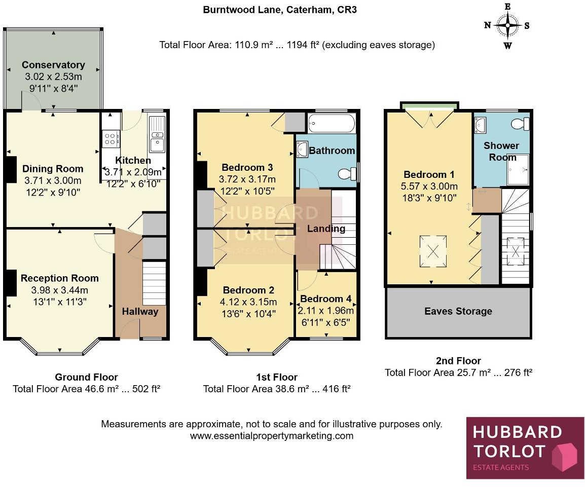 Burntwood Lane, Caterham, CR3 6TB floorplan