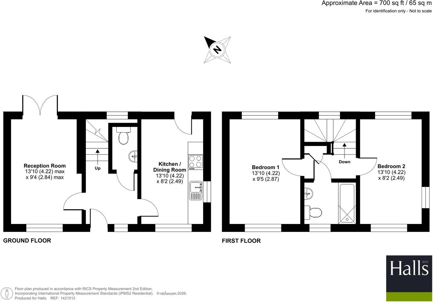 14 Penson Way, Shrewsbury, SY1 2BF floorplan