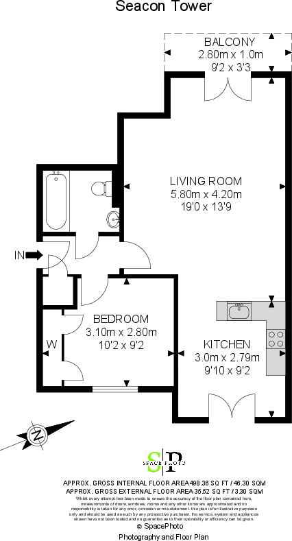 Seacon Wharf, Hutchings Street, London floorplan